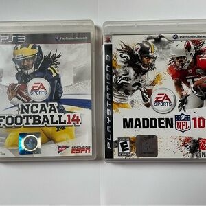 PS3 NCAA Football 14 - PS3 Madden NFL 10